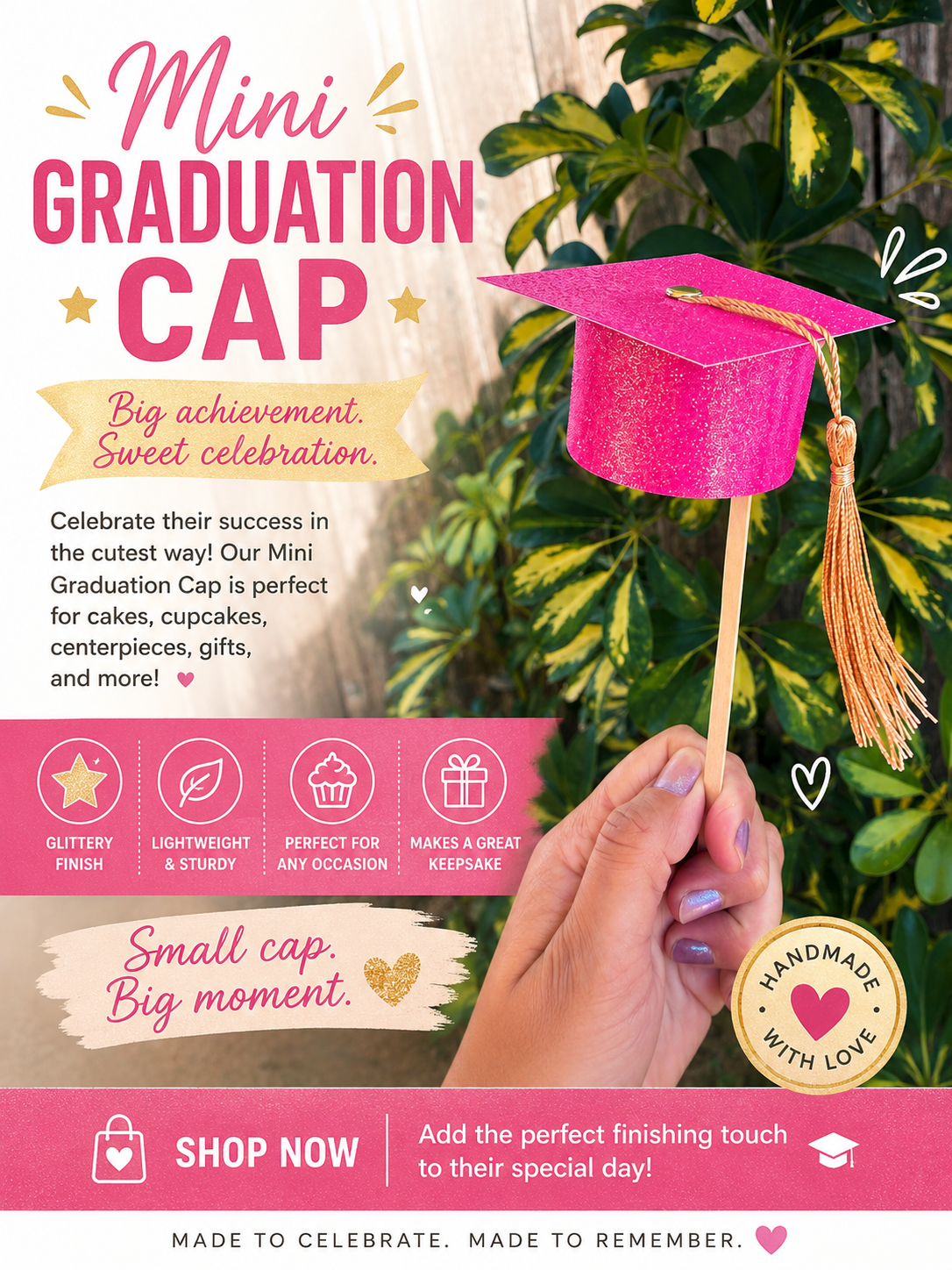 Graduation Mini Cap Add On