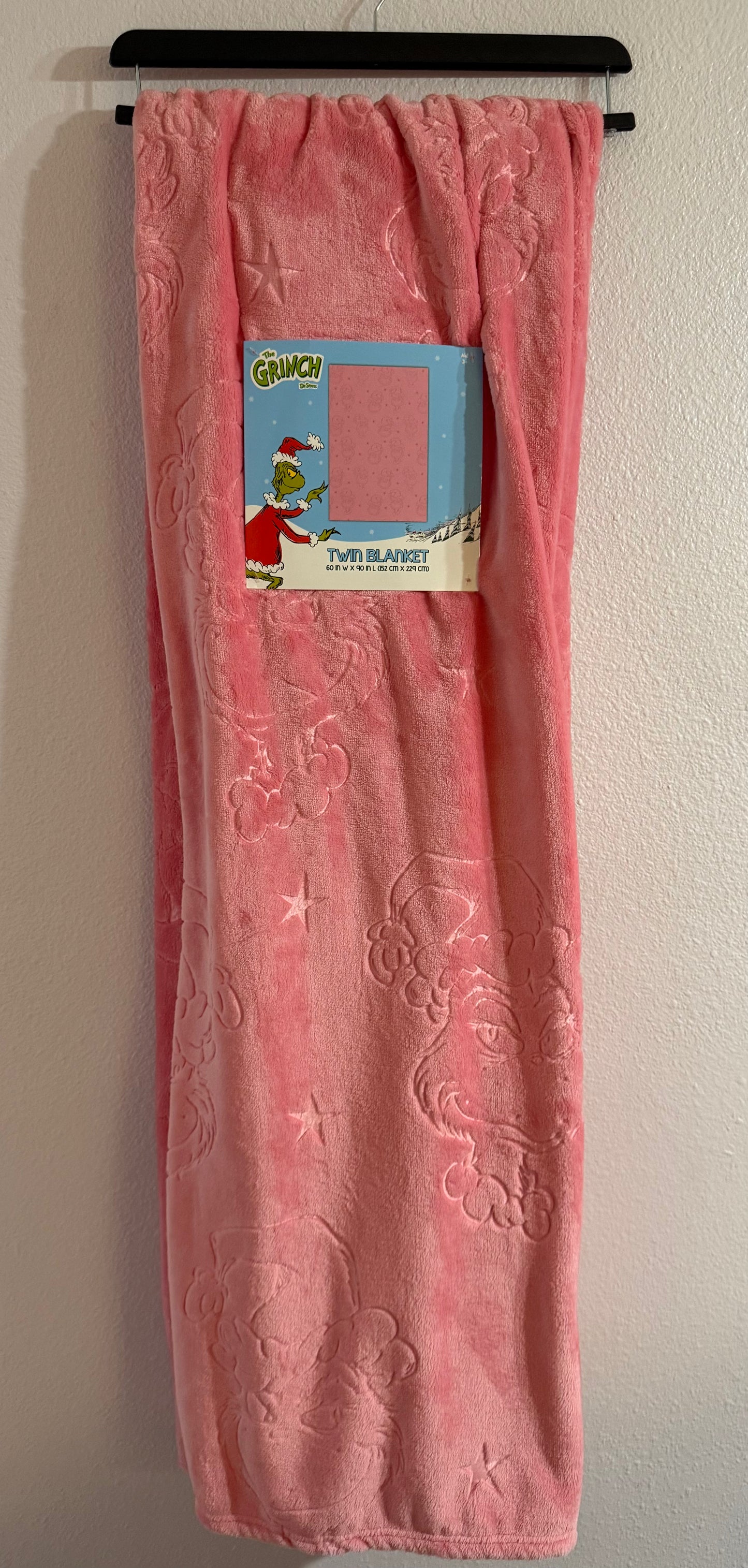 Pink Embossed Blanket