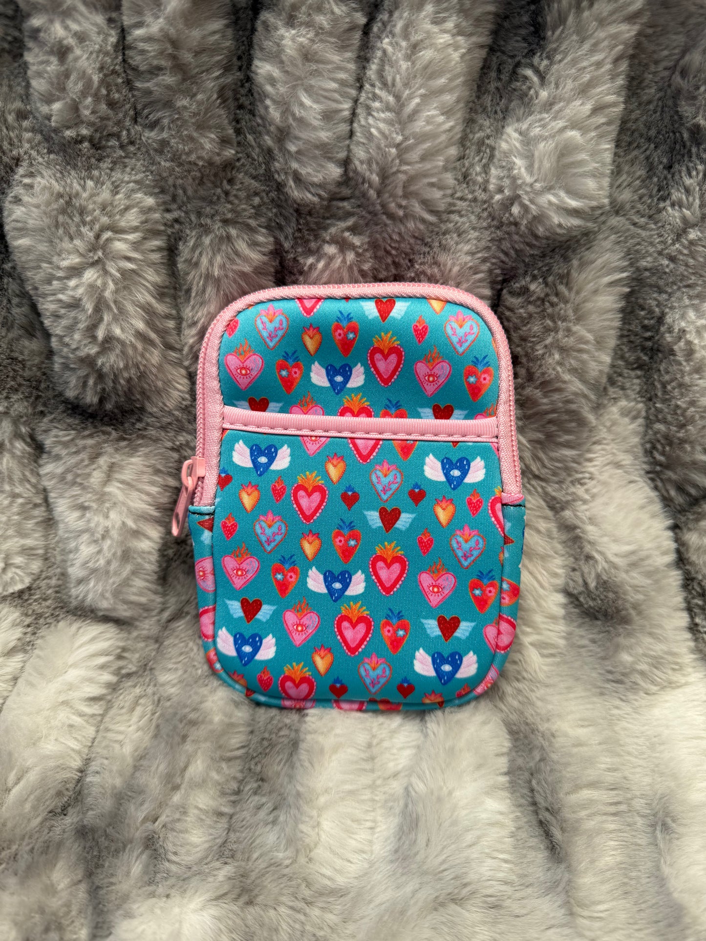 Hearts Zipper Pouch