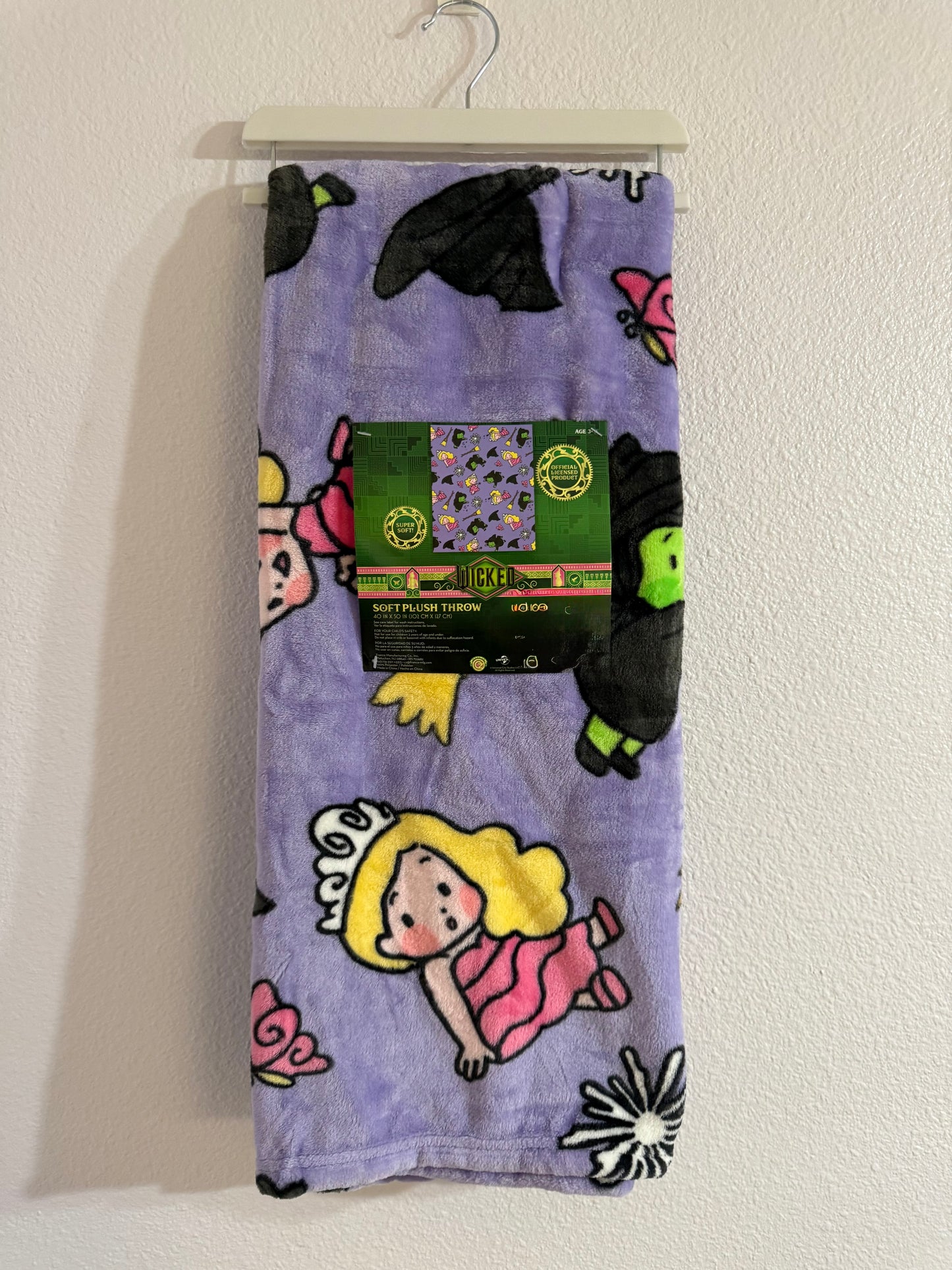 Mini Wick Plush Throw