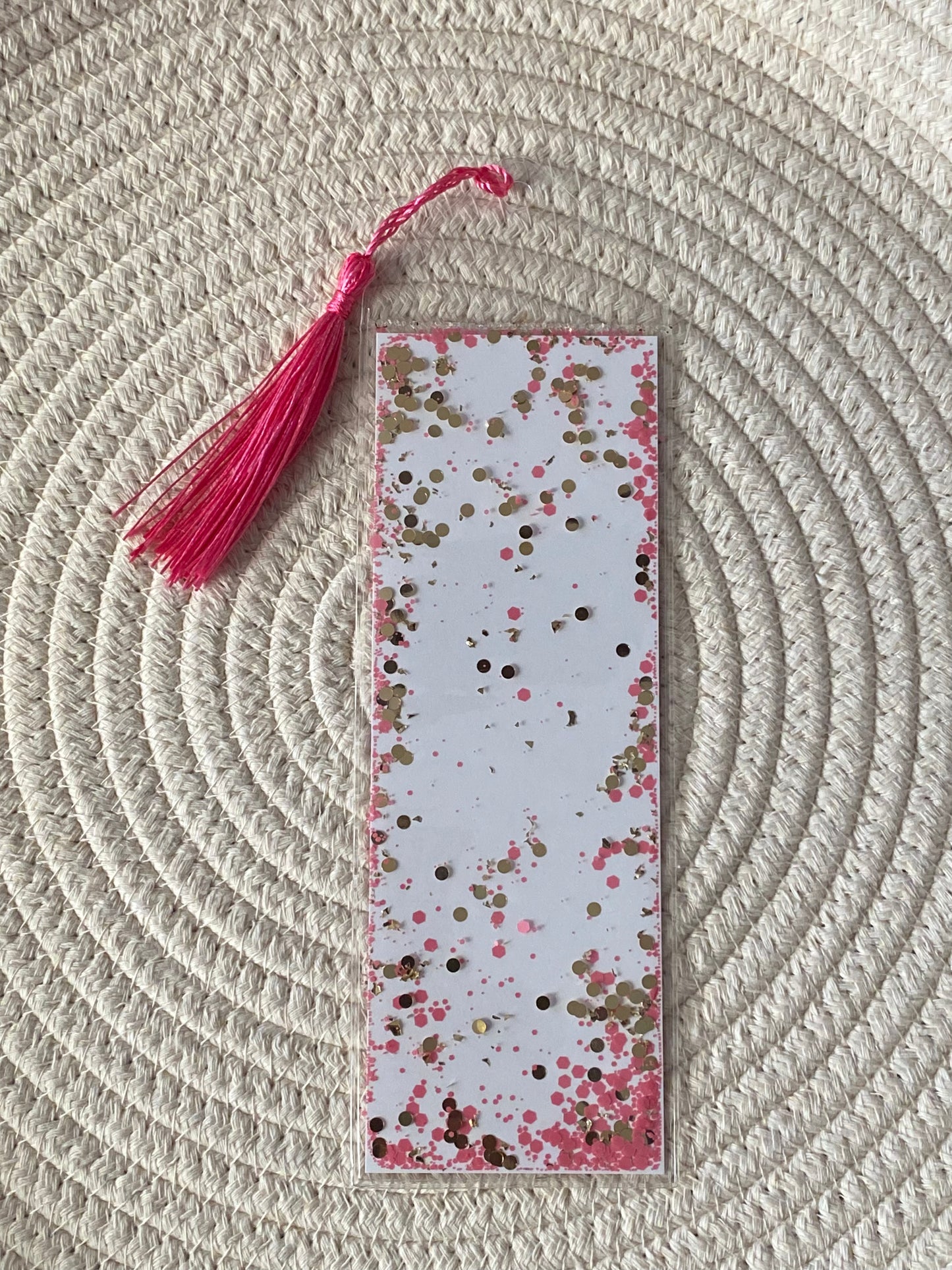 Pink Gloves Bookmark