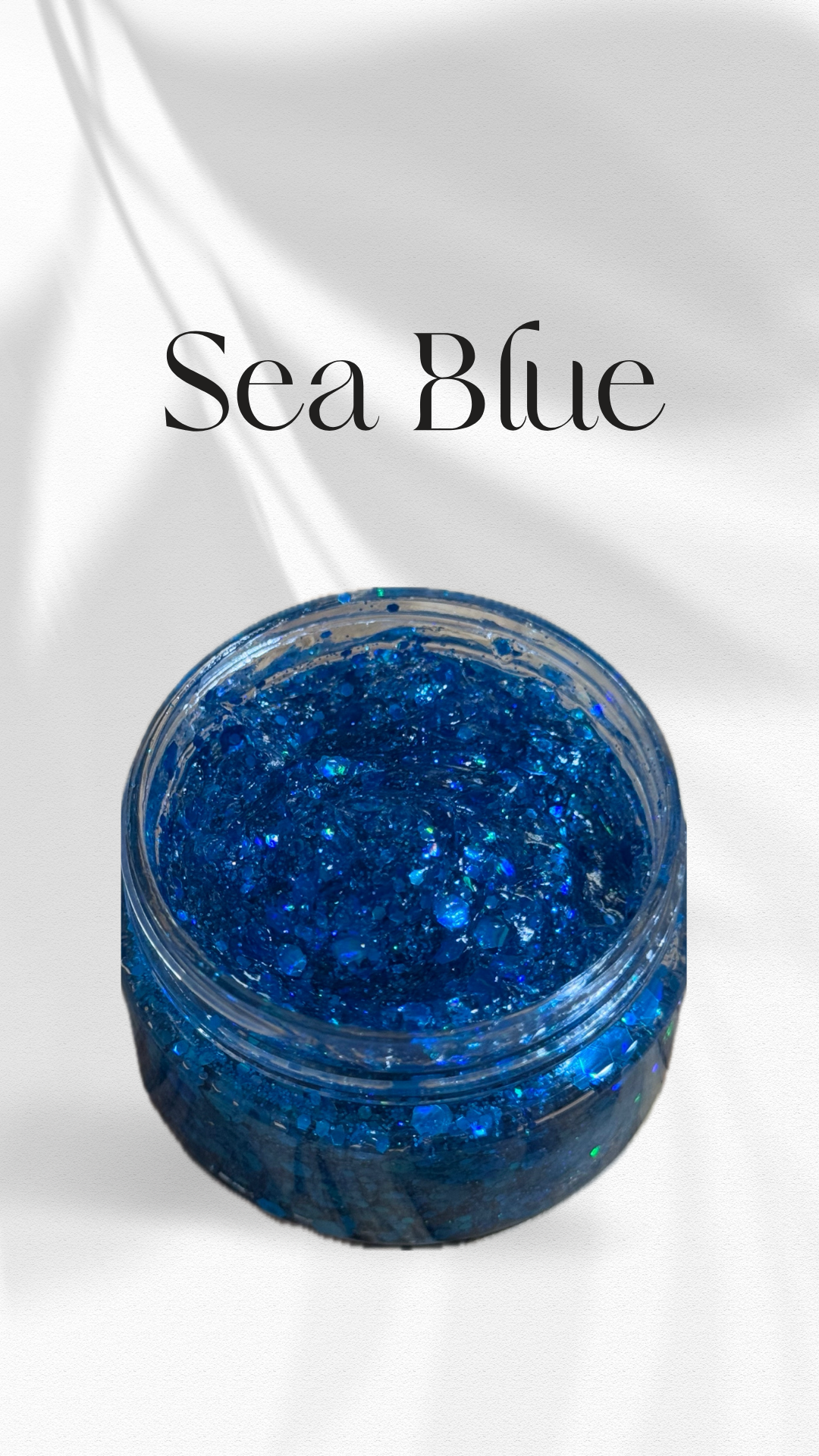 Sea Blue - Hair Glitter Gel