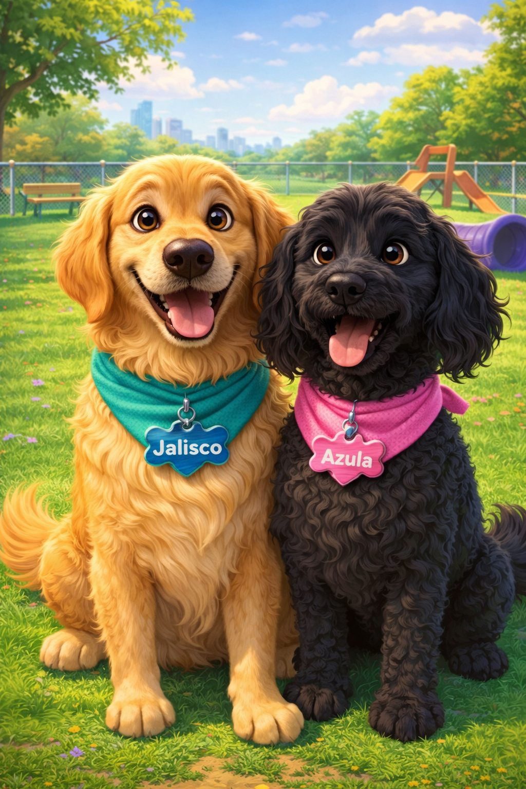 Custom Cartoon Portrait - Digital Download