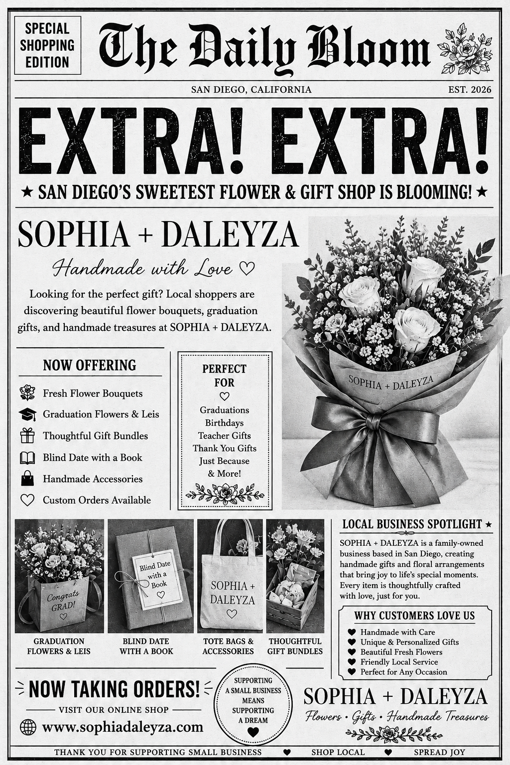 Custom Newspaper Ad