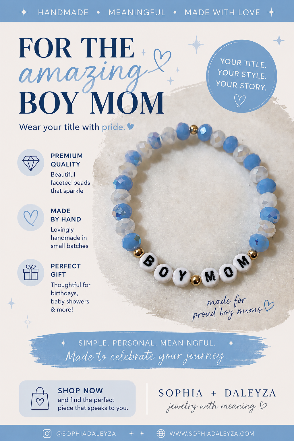 BOY MOM Bracelet