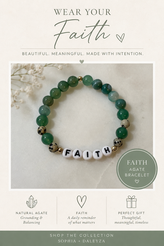 FAITH Agate Bracelet