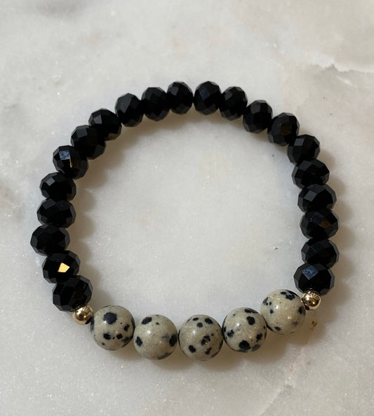 Dalmation Jasper Bracelet