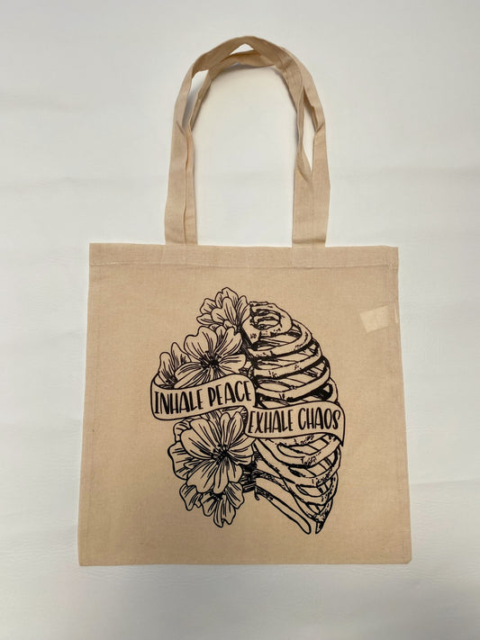 Inhale Peace Tote