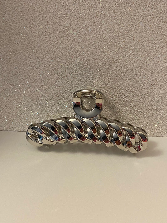 Silver Plated Claw Clip