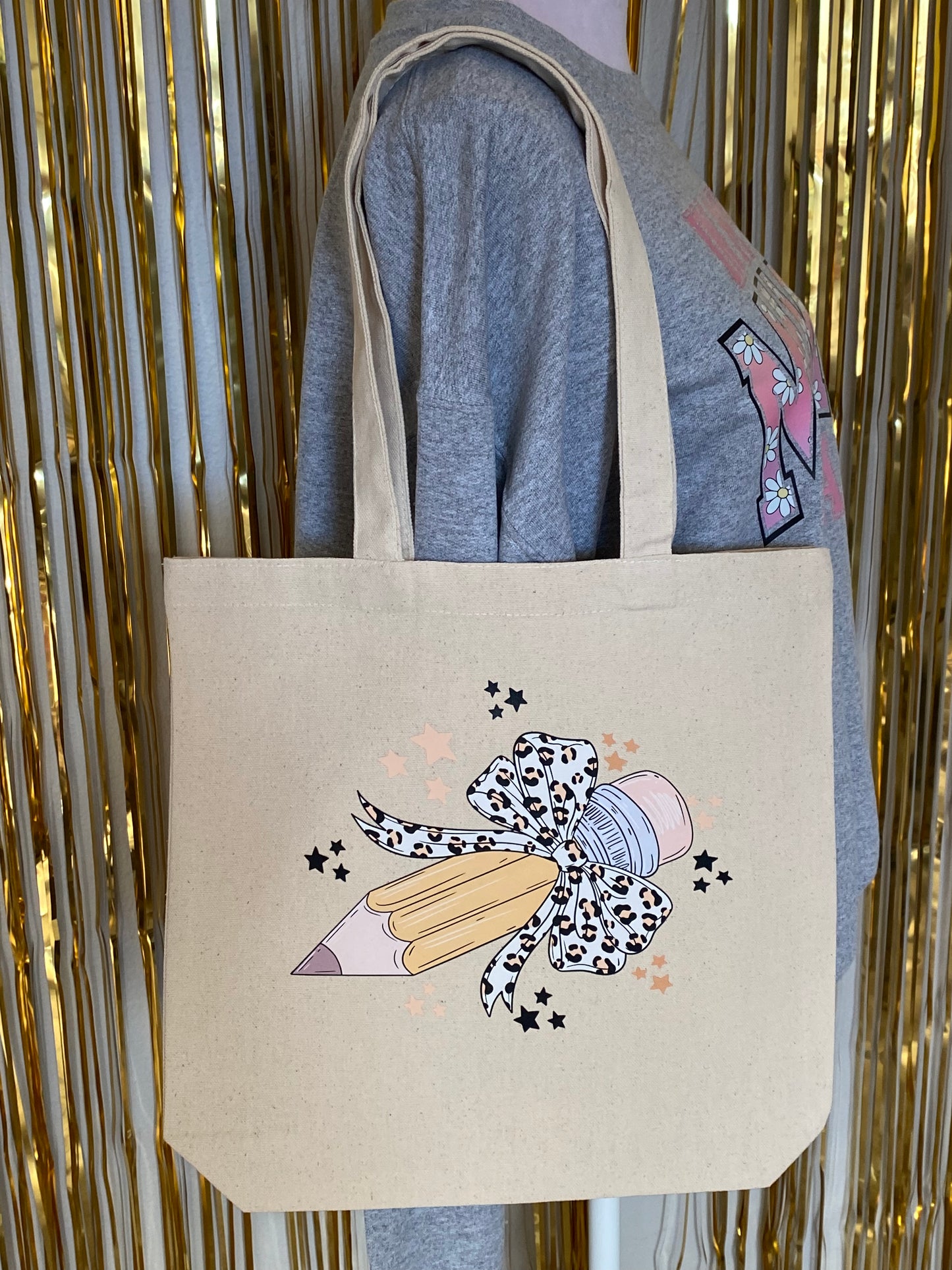 Coquette Pencil Tote Bag