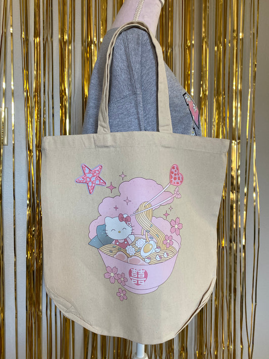 Noodles Pink Tote Bag