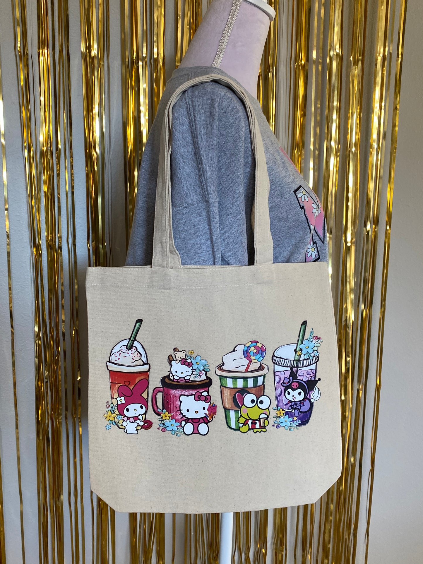 Cute Drinks Tote Bag