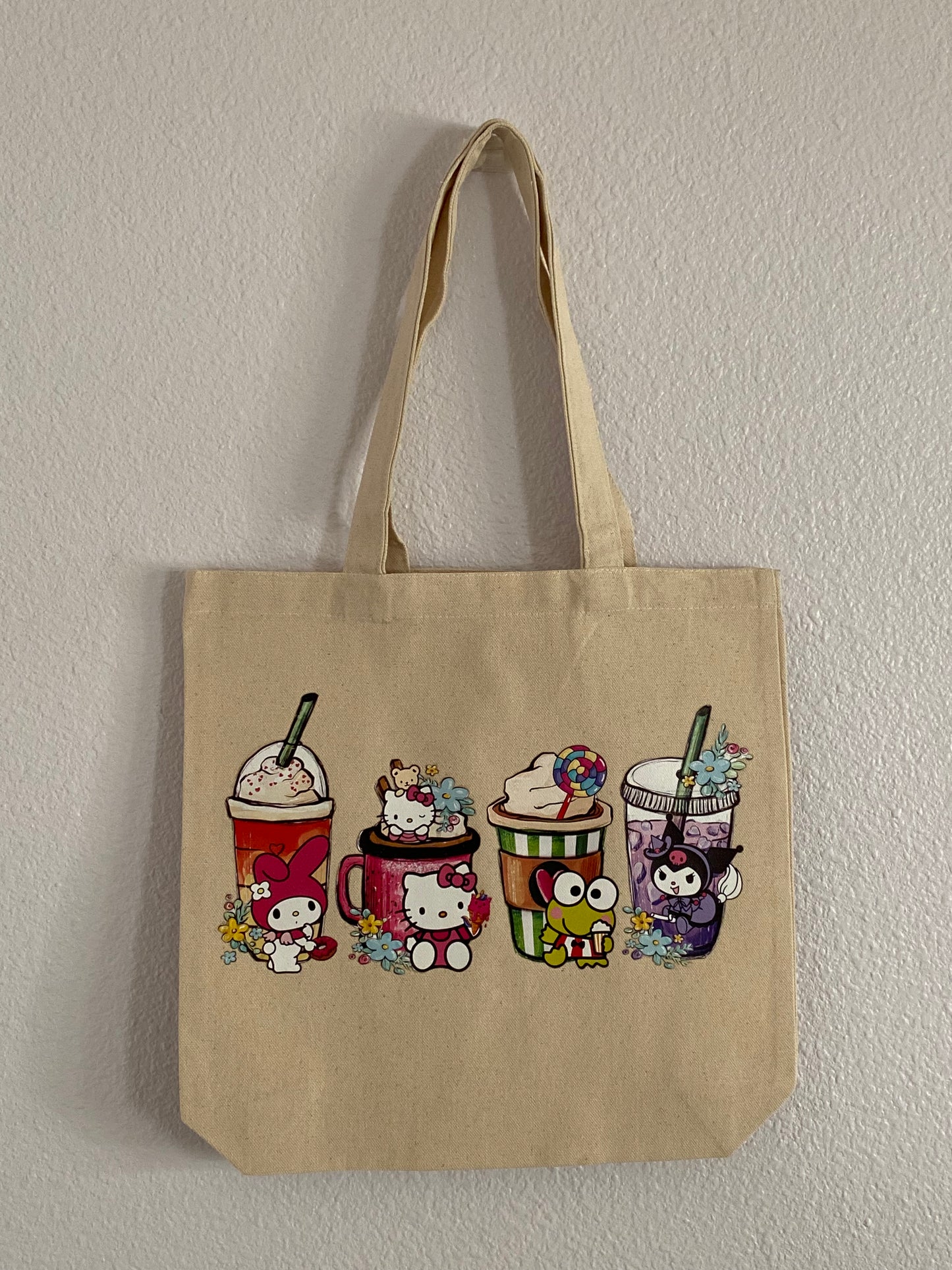 Cute Drinks Tote Bag