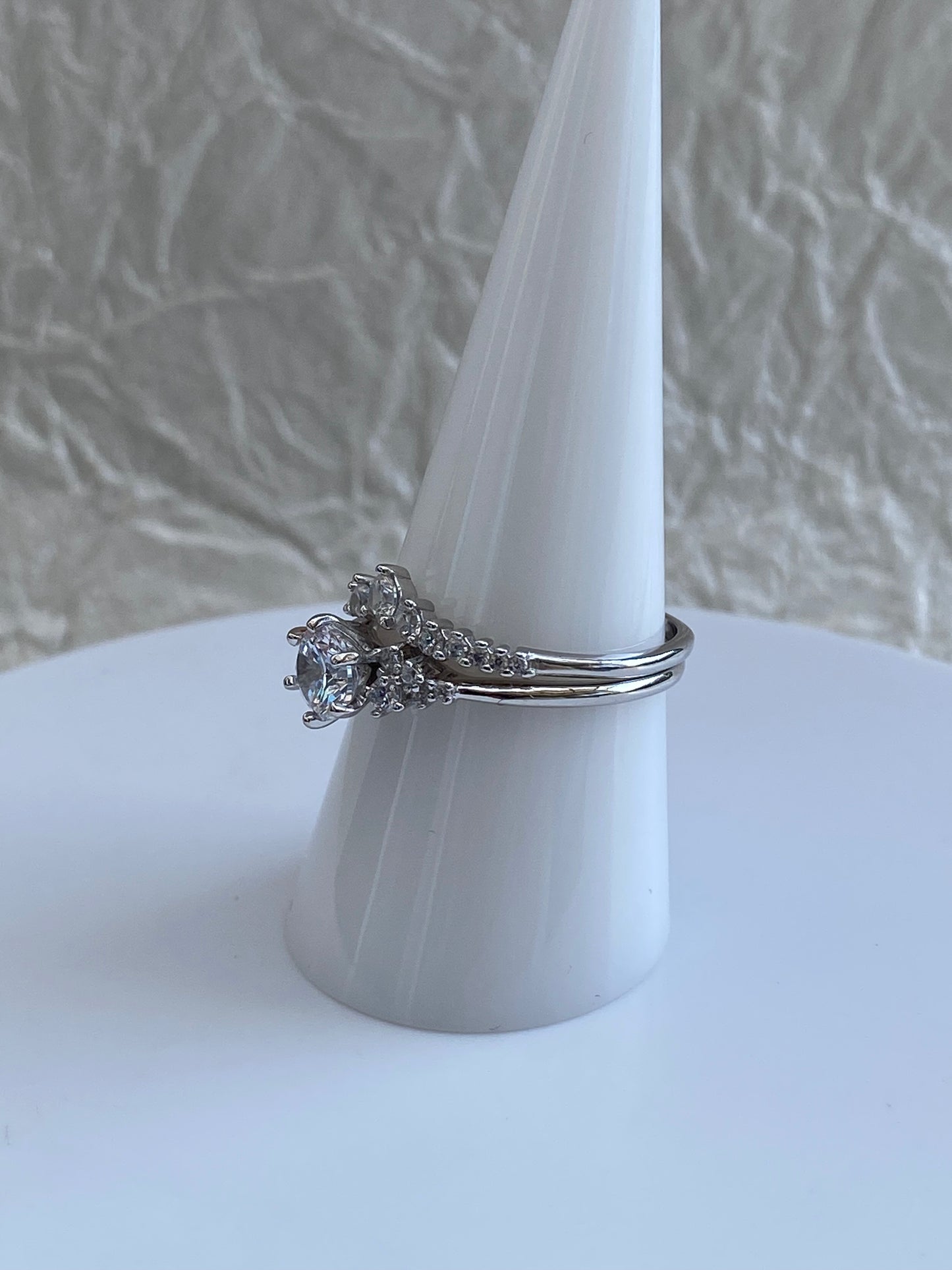 Cubic Zirconia Ring Set