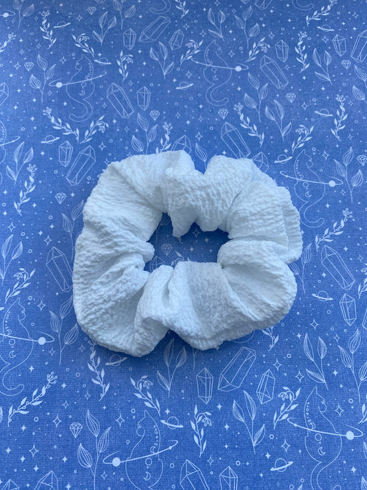 White Scrunchie