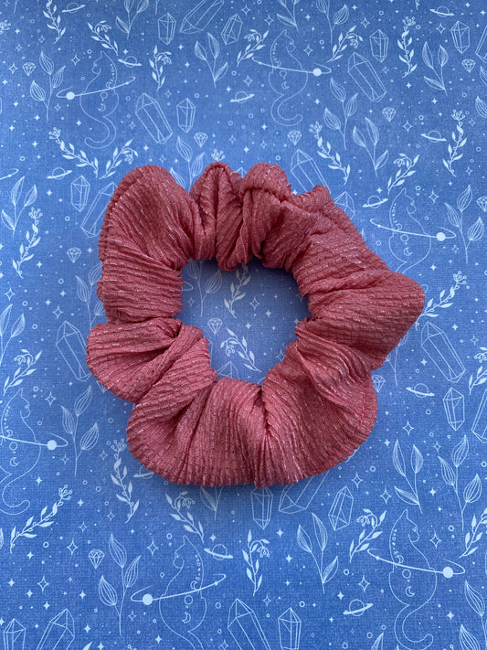 Coral Scrunchie