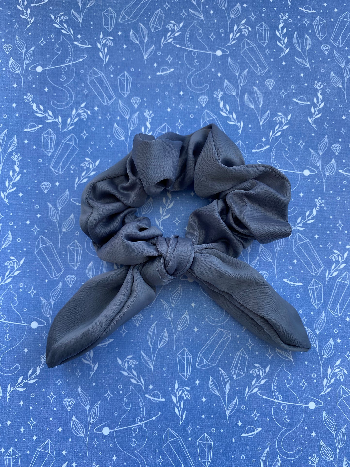 Gray Scrunchie