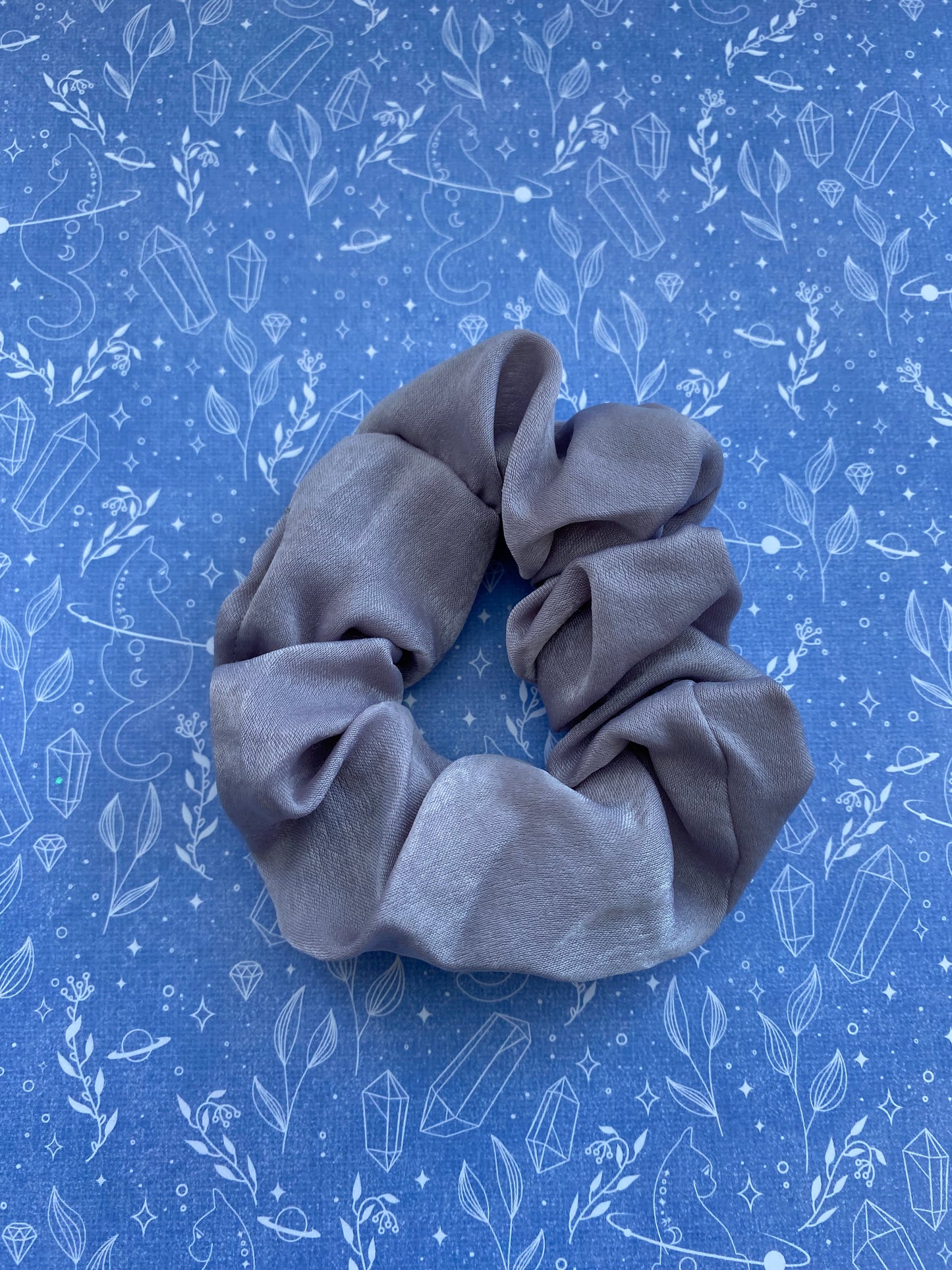 Silver Scrunchie