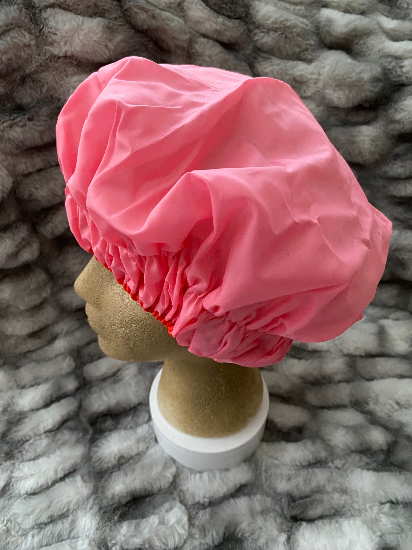 Pink Shower Cap