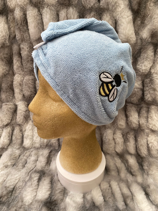 Blue Bee Turban