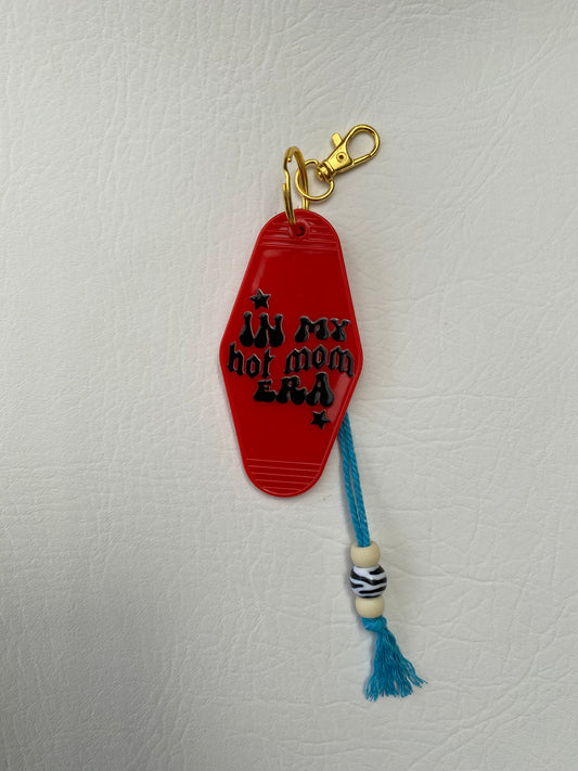 In My Hot Mom Era Keychain