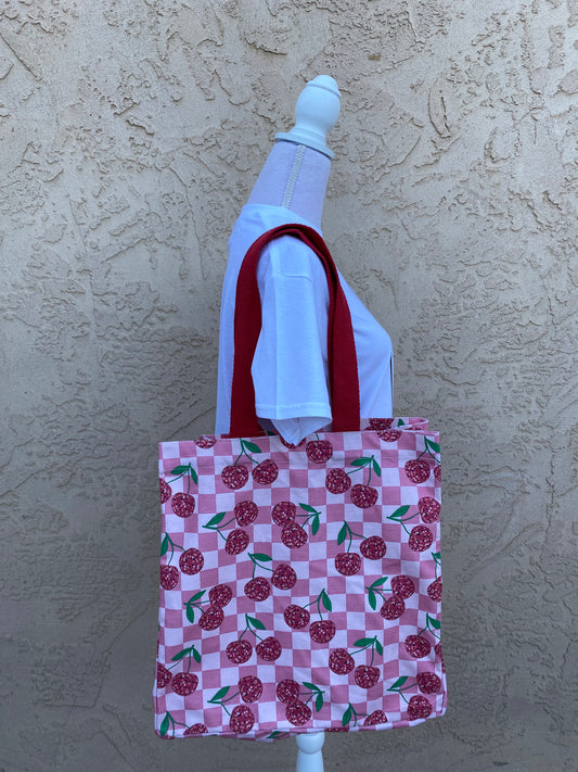 Cherry/ Disco XL Tote Bag