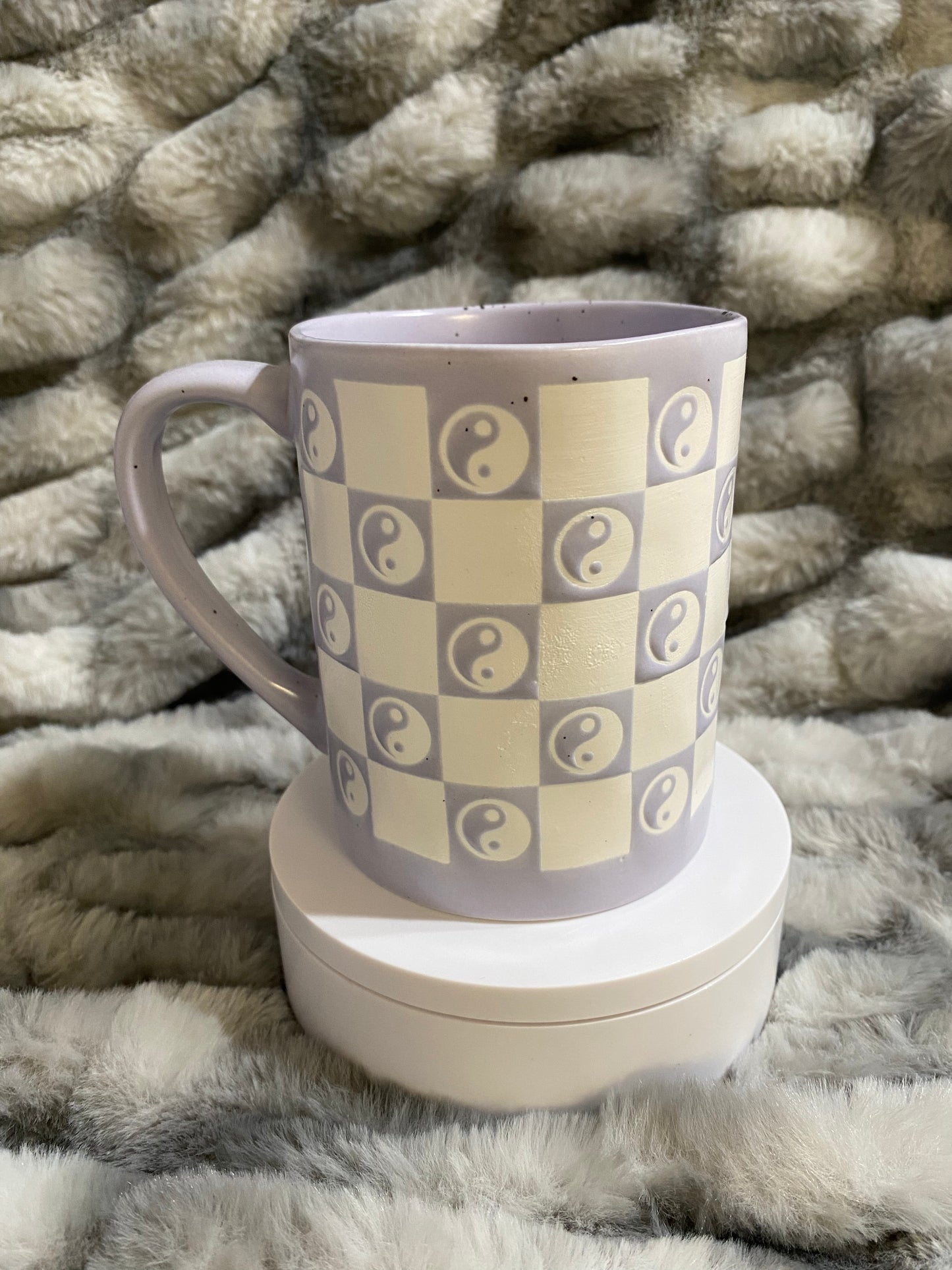 Lilac Yin Yang Mug