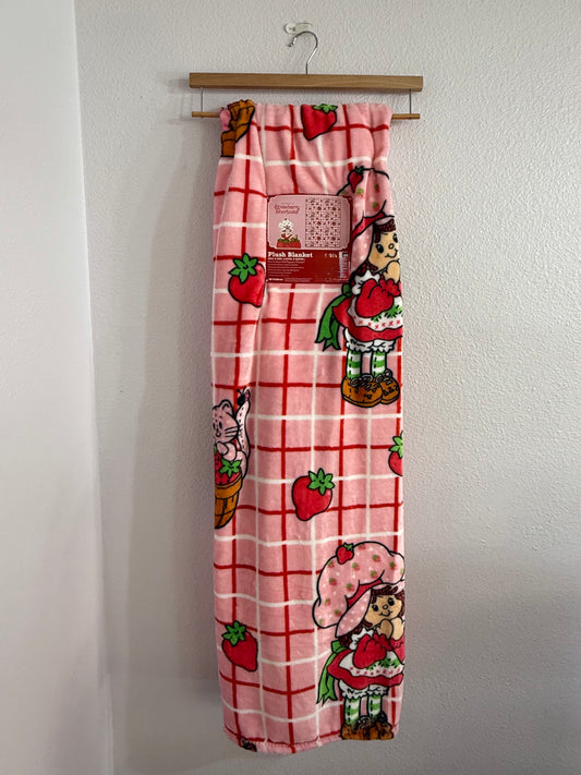 Strawberry Pink Plush Blanket