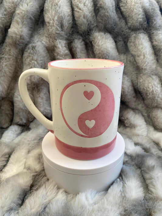 Pink Yin Yang Mug