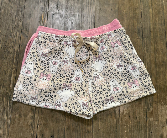 Ghostie/ Pink Sleep Shorts