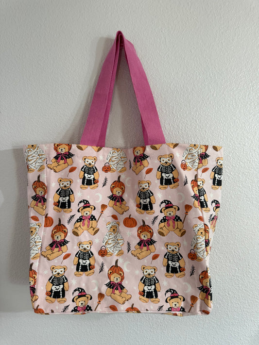 Teddy Halloween Tote Bag