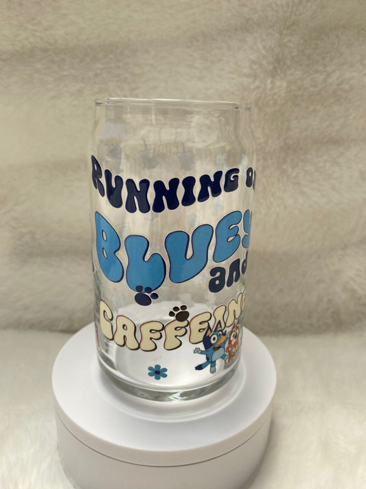 Running on Blue Caffeine Cup