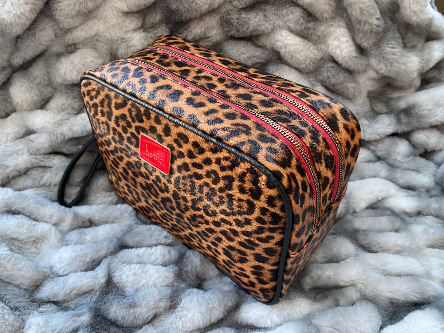 Cheetah Makeup Bag