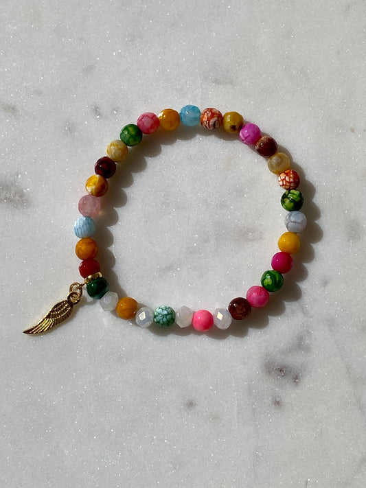 Angel Agate Bracelet