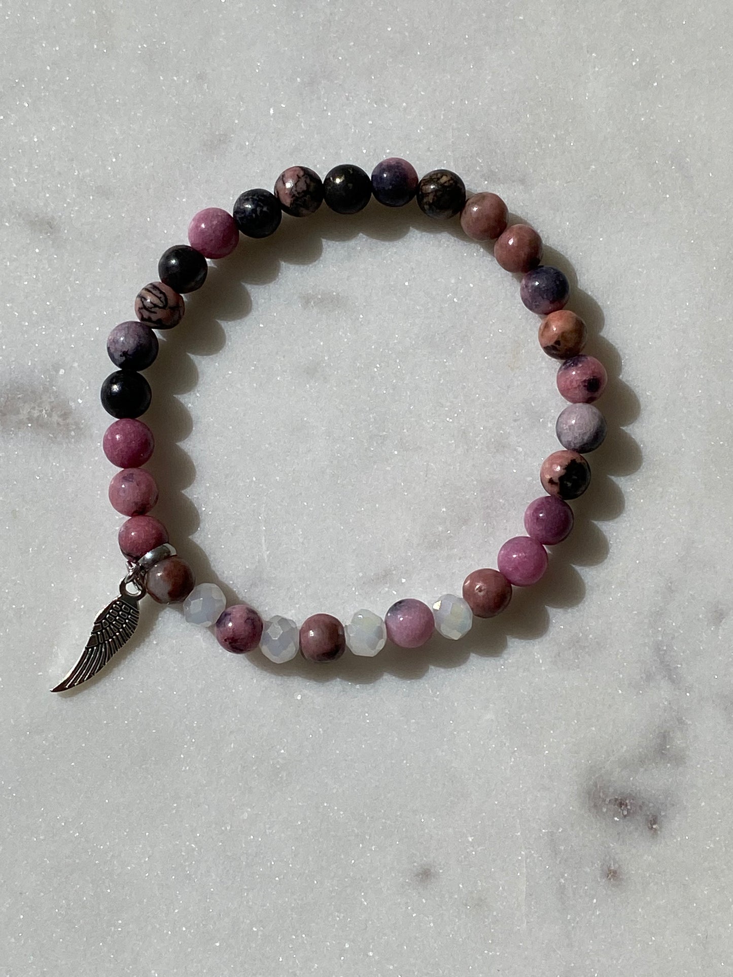 Angel Rhodonite Bracelet