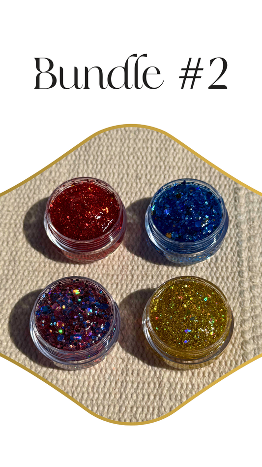 Hair Glitter Gel Bundle #2