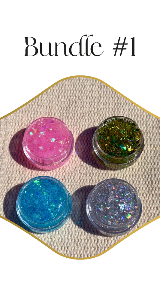 Hair Glitter Gel Bundle #1