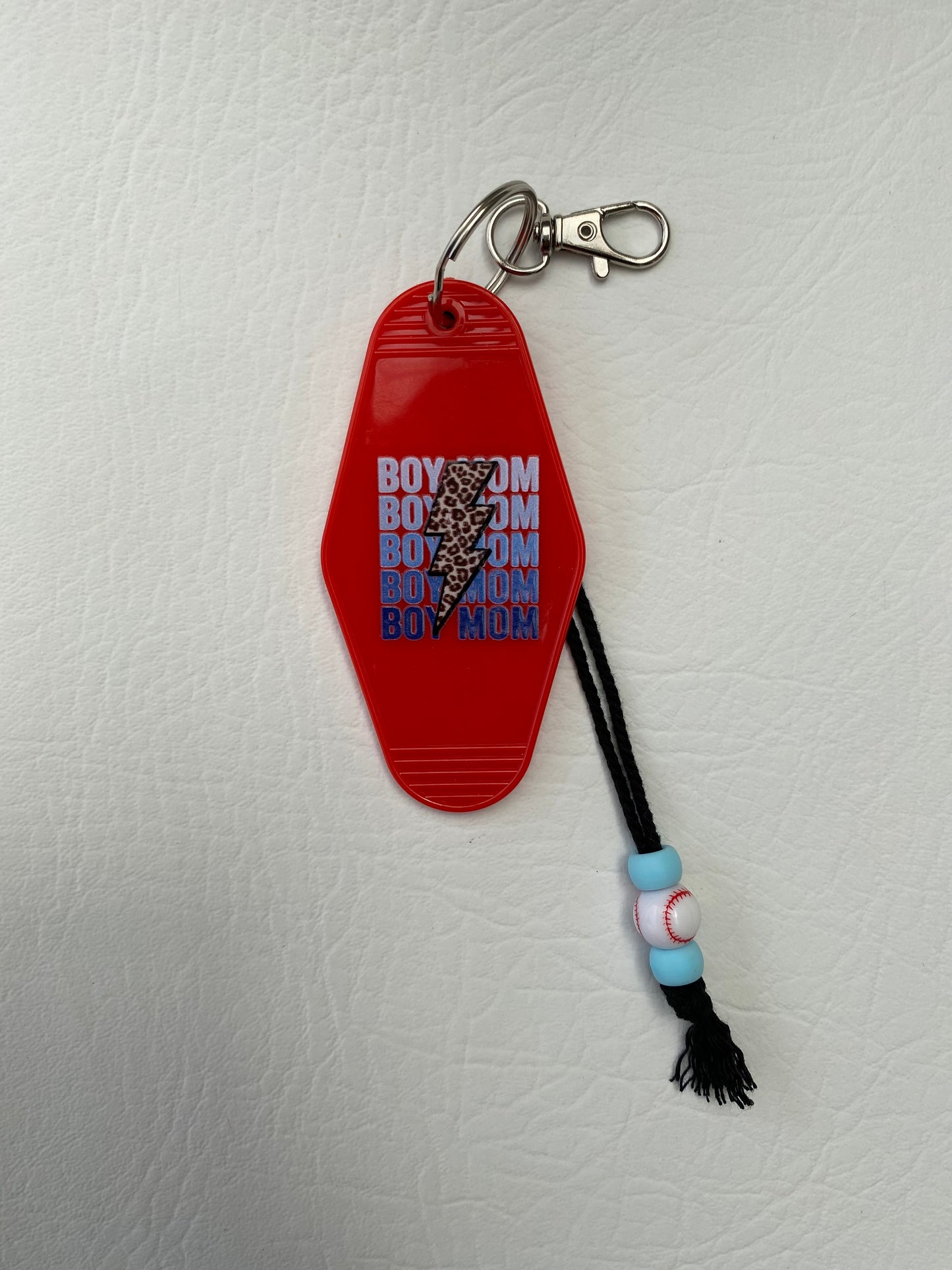 Boy Mom Keychain