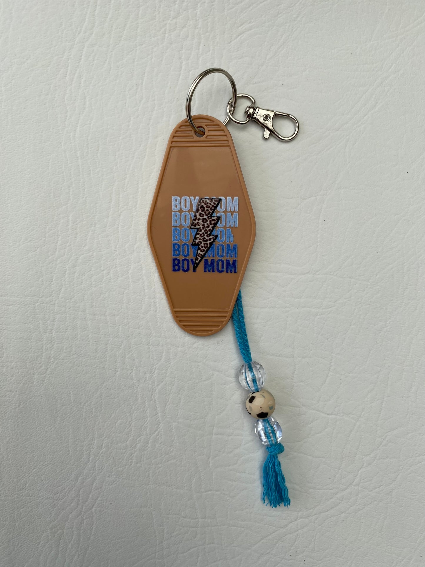 Boy Mom Keychain